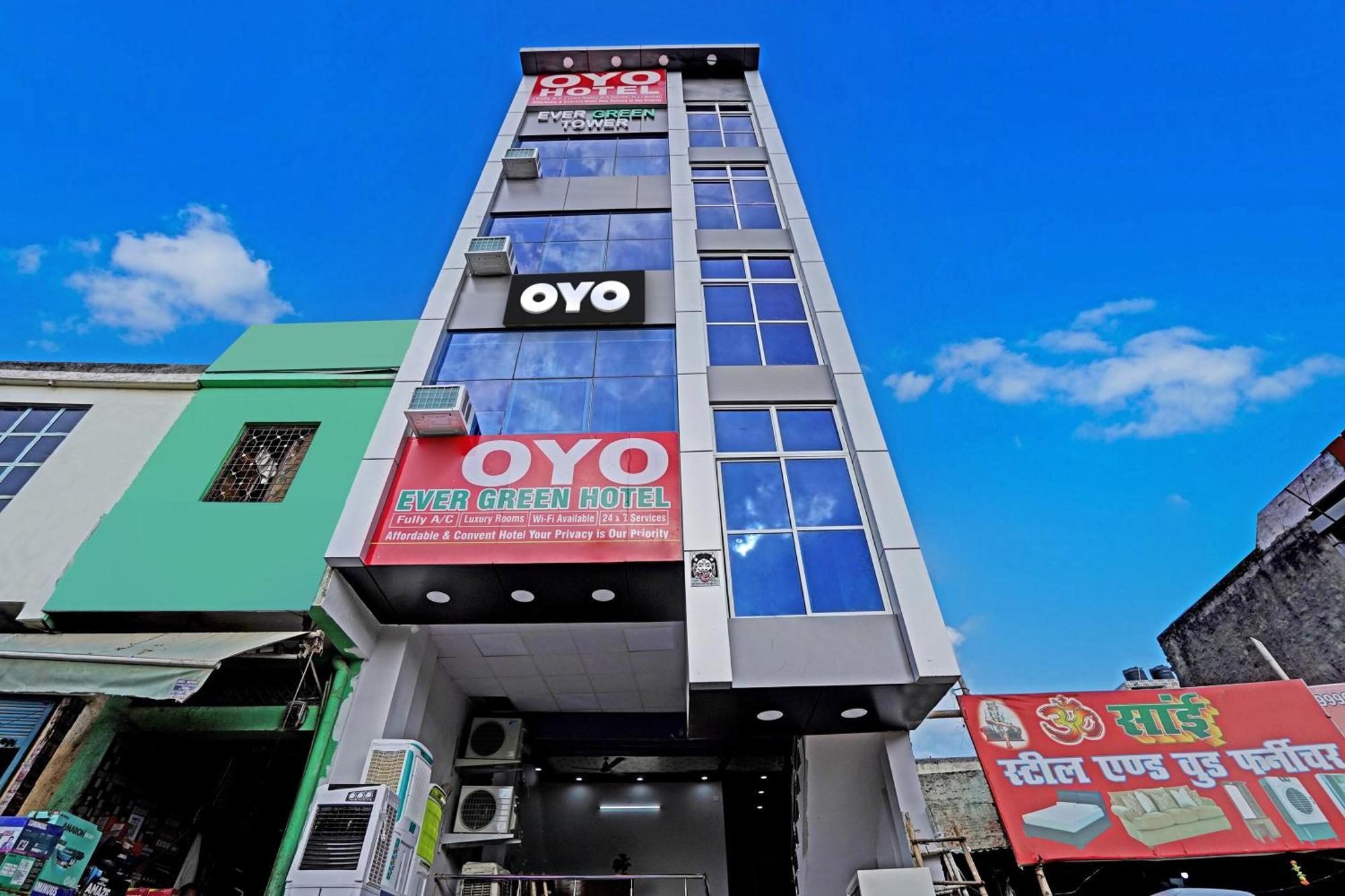 Oyo Flagship Evergreen Tower Hotel Ghaziabad Esterno foto